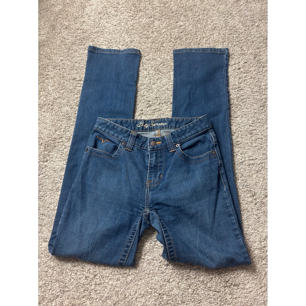 Kimes Ranch Betty Seventeen Jeans Womens 2/32 Dark Wash Straight Leg Denim USA